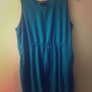 Midi dress blue!